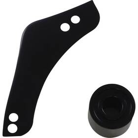 600-054 Arlen Ness Replacement Breather Bolt Cover Plate - Black Right Motorcycle