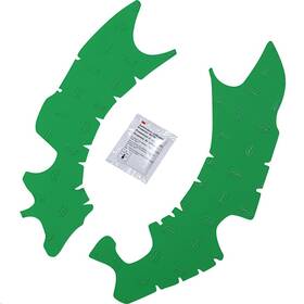 M7343v Athena Rubber Frame Pads - Green
