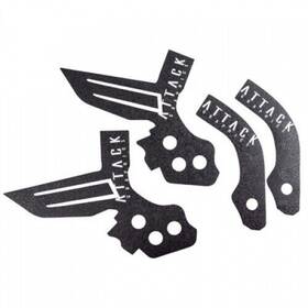 185-194-0044 Attack Graphics Frame Grip Tape With Stock Guards Black