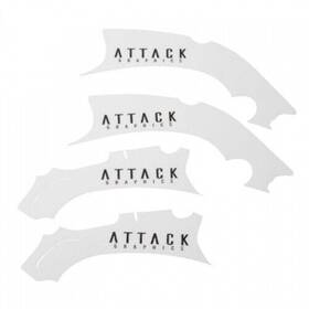 185-194-0060 Attack Graphics Frame Grip Tape White