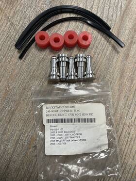243-000011 Big Dog 243-000011/13 Motorcycles 2005-11 Side Cover Hardware Kit Chopper K-9 Mastiff Bulldog