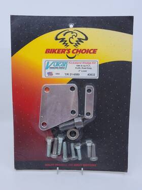 3632 Bikers Choice Bikerss Harley Flh/flhs Road King Chrome Kickstand Wedge Kit 2 Inch Lower