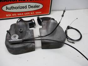 1253719 Bmw R45 R65 R70 R75 R80 R90 R100 Air Intake Housing And Ducts With Choke Lever