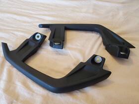 46548558223 Bmw C400x Scooter Grab Handles Rails Left Right Pair Black Plastic