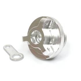 Bo-ocya02si3001g001 Bobmoto Silver Cnc Racing Oil Filler Cap For Yamaha Yzf R1 1998-23 22 21 20 19 18 17 16