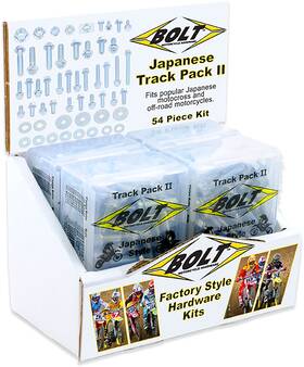 2003-6jtp Bolt Mc Hardware Japanese Track Pack Ii With Pop Display - 6