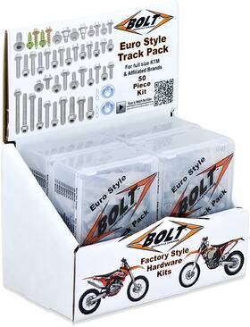 2004-6eu Bolt Mc Hardware Euro Style Track Pack #2004-6eu