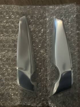 Hd-40 Btoem Chrome Radiator Side Covers Shrouds For Harley Davidson V Rod Vrod Vrsc