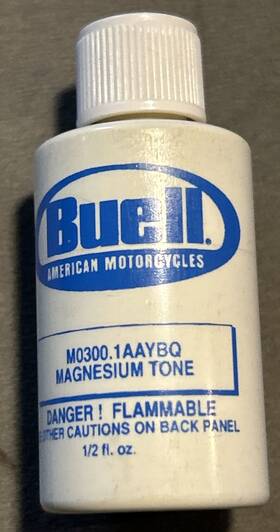 Buell M0300.1aaybq Motorcycle Genuine Touch Up Paint Magnesium Tone New