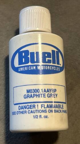 Buell M0300.aaybp Motorcycle Genuine Touch Up Paint Graphite Grey New