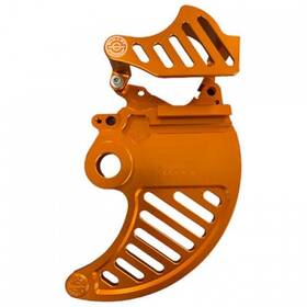 Ktm-rd-21-790-org Bullet Proof Designs Rear Disc Guard/caliper Guard Orange