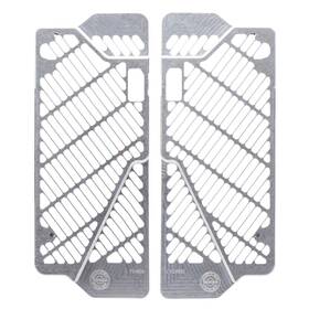 Yam-rg-18-4t-sil7808-91c28d Bullet Proof Designs Radiator Guards Silver For Yamaha Yz450fx 2019-2023