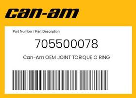 705500078 Can-am Genuine Joint Torique O Ring -