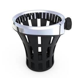 55007 Ciro Big Gen 2 Drink Holder Without Mount Black/chrome
