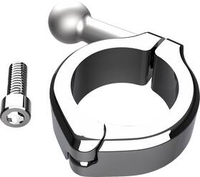55138 Ciro 1-1/4 Inch - 1-1/8 Aluminum Chrome Clamp Gen 2
