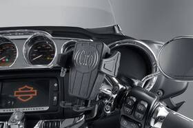 55310 Ciro Gen 2 Cybercharger Phone Holder With Offset Perch Mount Black/chrome