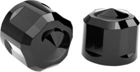 70022 Ciro Black Diamond Cut Engine 53-piece Bolt Cap Set For M8 17-23