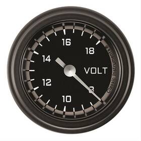 Ax130gblf Classic Instruments Autocross Gray 2 1/8 Inch Voltage Gauge