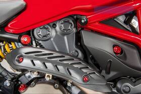 Za965y Cnc Racing Ducati Monster 100% Carbon Fiber Exhaust Pipe Heat Guard