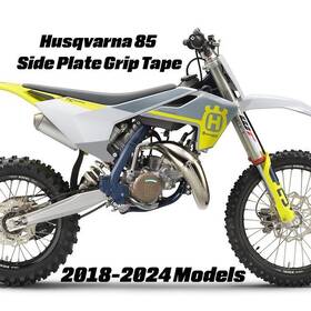 Co-hsq85sp Co212 Moto 2018-2024 Husqvarna 85cc/supermini Side Plate Grip Tape Clear - 2 Pack