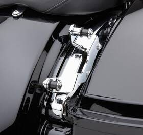 602-2101 Cobra Backrest Mounting Kit Chrome #602-2101 Harley Davidson