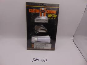 09-138 Custom Chrome Nos Stainless Steel Polished Neck Protectors Big Twin Pro
