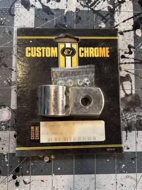 15200 Custom Chrome 15-200 Frame Clamp 7/8 Inch 3 Pcs Heavy Duty C4