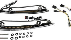 2040-2819 Custom Dynamics Genesis 4 Dynamic Led Road Glide Windshield Trim
