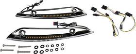 Cd-rg-swt-aw2-c Custom Dynamics Genesis 4 Dynamic Led Road Glide Windshield Trim