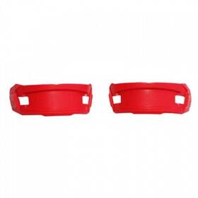 1cyc-0012-32 Cycra Stadium Number Plate Fork Protector Pads Red