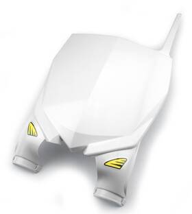 1cyc-0990-42 Cycra Stadium Number Plate - White