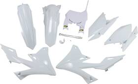 1cyc-9430-42 Cycra 5-piece Replica Plastics Kit White For Suzuki Rm-z450/rm-z250