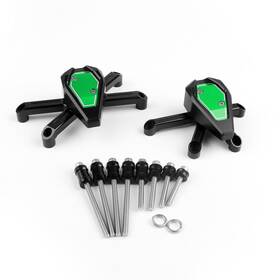 Fs-117-green Darupsun Engine Protector Frame Slider Guard Green For Suzuki Gsxr600 750 06-12