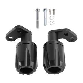 Fs-254-blk Dasupsun Cnc Anti-crash Frame Sliders Protector Black For Kawasaki Zx-6r Zx 6r 2024-2025