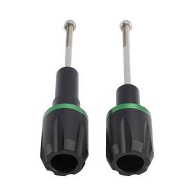 Fs-255-grn Dasupsun Cnc Anti-crash Frame Sliders Protector Green For Kawasaki Ninja 650 2017-2023