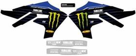4302-6766 Dcor 10-50-402 2022 Star Racing Fits Yam Graphics Kit - Black
