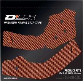 862-63101 Dcor 16-30-101 Frame Grip Guard Decals - Oem Orange 4320-2328