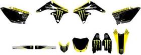 4302-6151 Dcor 20-40-251 Me Energy Fits Suz Complete Graphics Kit - Black