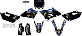 20-50-141 Dcor 2021 Star Racing Compatible With Yamaha Complete Graphics Kit - Black