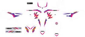 4302-7228 Dcor 20-50-336 Complete Graphics Kit Graphic - Yz Retro