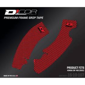 16-10-107 Dcor Visuals Dftcor Frame Grip Tape - Red