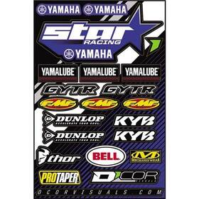 40-50-116 Dcor Visuals - Decal Sheet Star Yamaha 2016