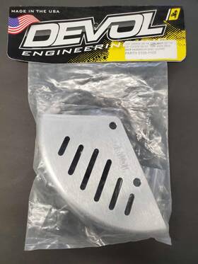 0105-1103 Devol Brand New Aluminum Rear Disc Guard For Honda Part#