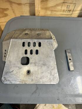 0102-2402 Devol Engineering Skid Plate Aluminum For Kawasaki Kx250 1994-2004