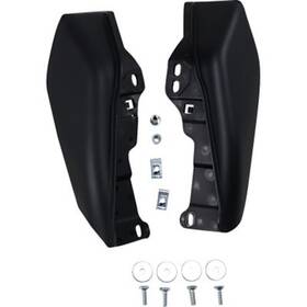 0504-0322 Drag Specialties Frame Mounted Heat Deflectors For Harley Touring And Trike 09-16