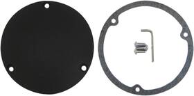 1107-0364 Drag Specialties Derby Covers Wrinkle Black #1107-0364