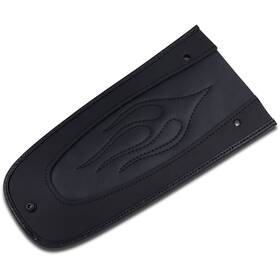 1405-0140 Drag Specialties Fender Skin - Flame Stitched Automotive-grade Vinyl Center 12 Inch Lx5.5 W