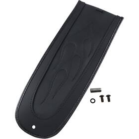 1405-0152 Drag Specialties Fender Skin - Flame Stitched Vinyl Center 15 Inch Lx5.5 W