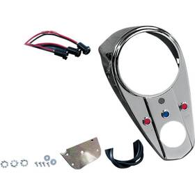 70721-bx-lb2 Drag Specialties Three Light Dash Cover Ds-373656