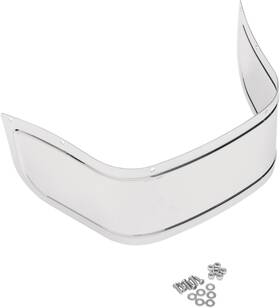 1405-0117 Drag Specialties 76764s5 Chrome Steel Front Fender Skirt